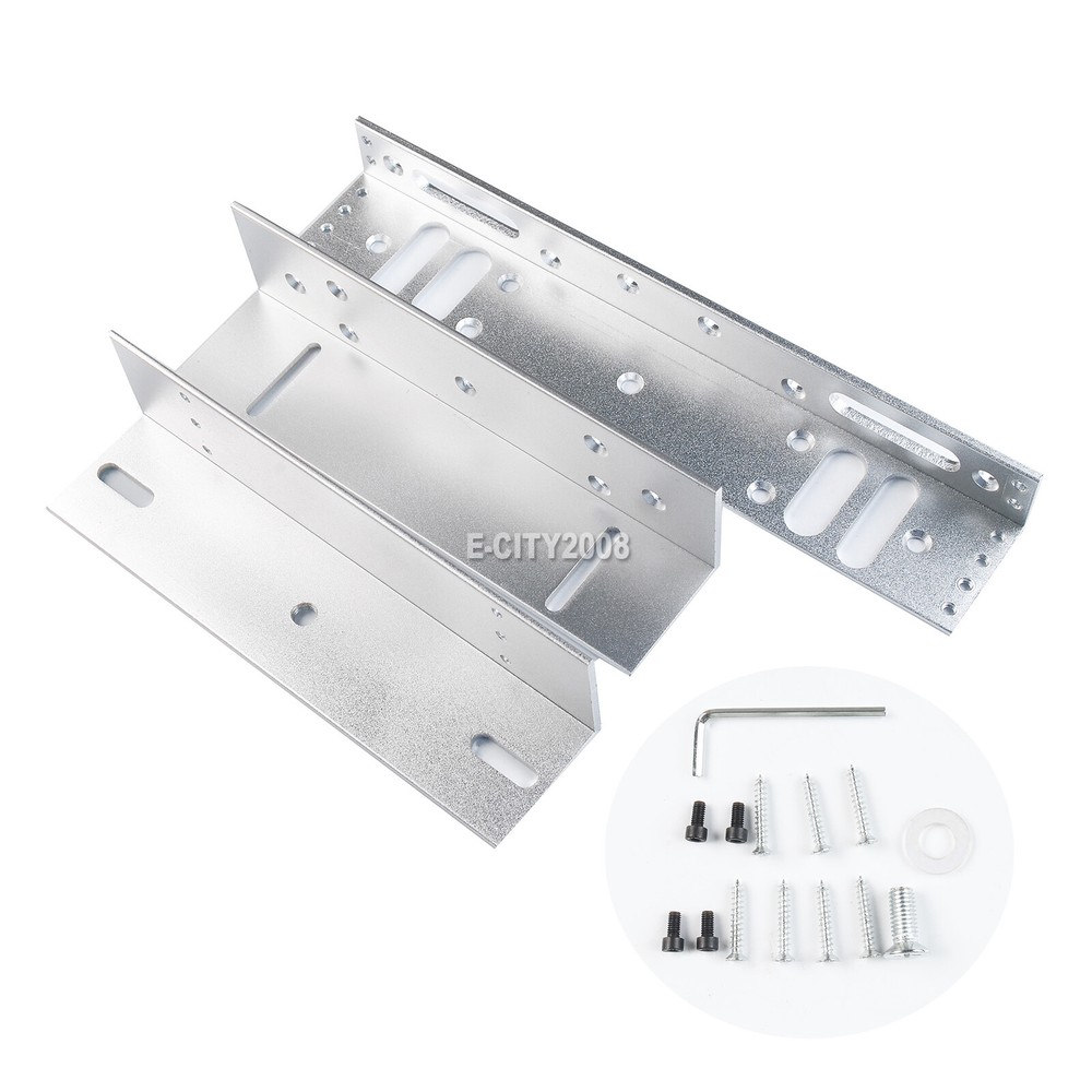 Access Control L&Z Bracket For 600Lbs 280KG Electromagnetic Lock US