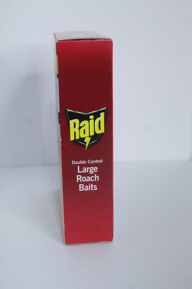 RAID Double Control Large Roach Baits 8 BAITS New In Unopened Box