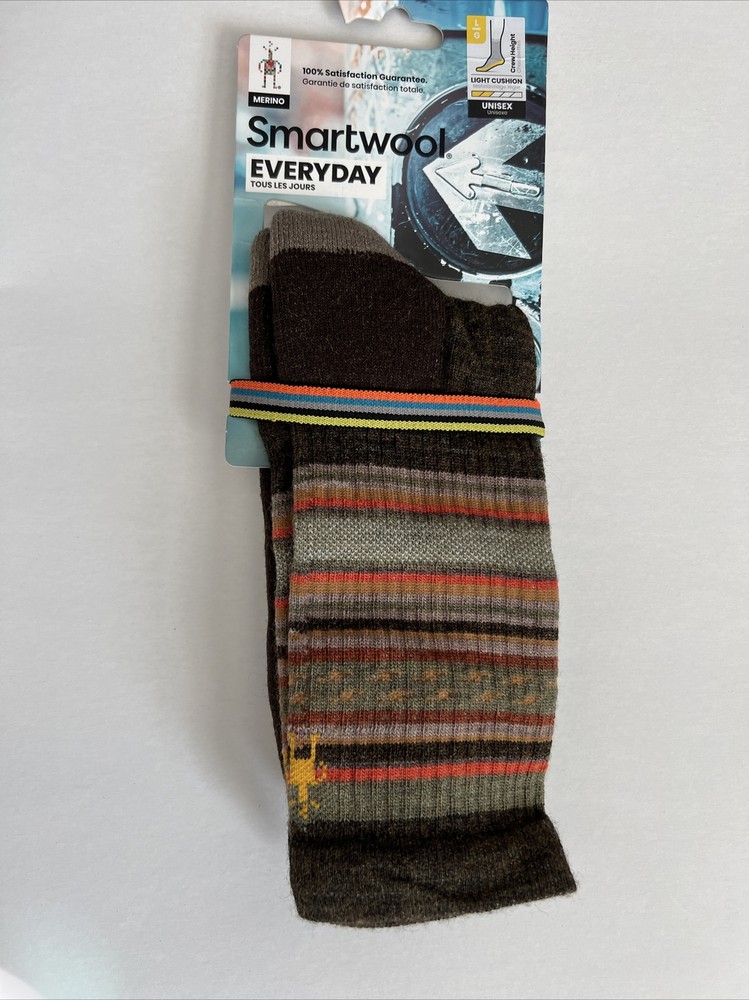 Smartwool Men’s Everyday Light Cushion Crew Socks L NWT