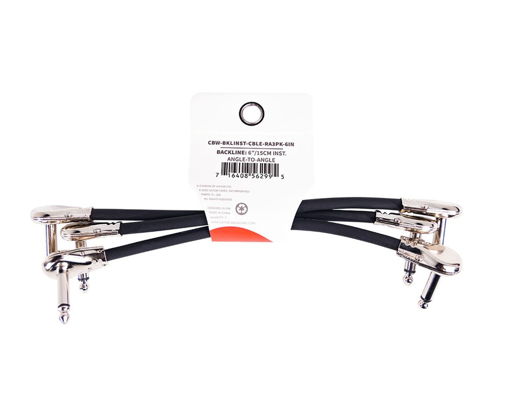 JHS 3 Series Flanger + Gator Patch Cable 3 Pack