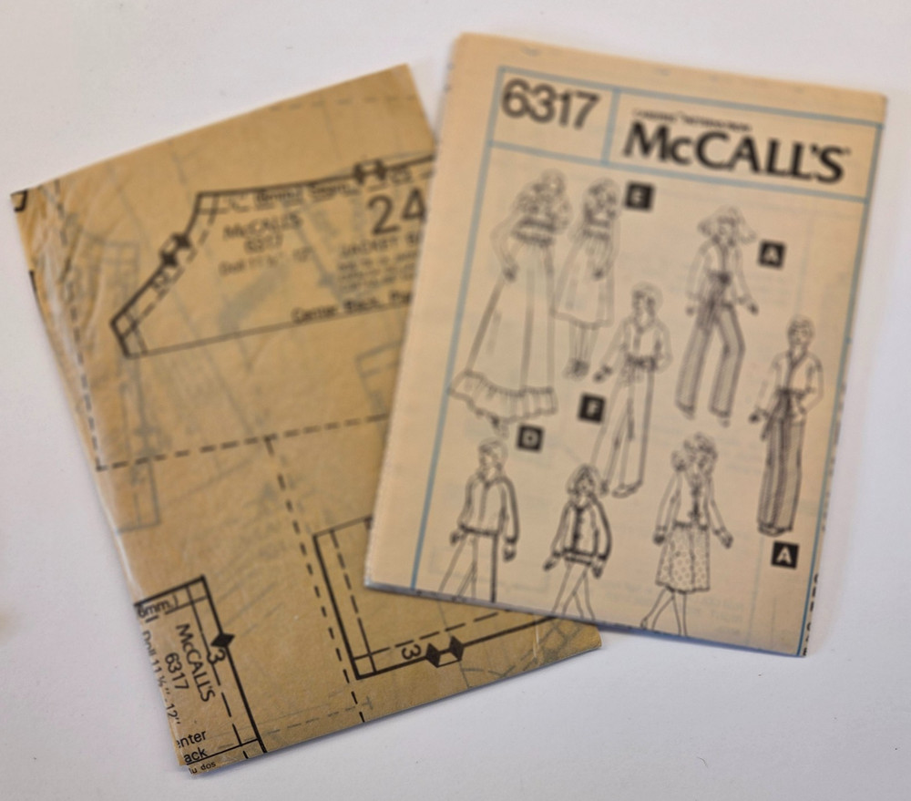 Vintage 1978 McCall's DOLL Clothes Sewing Pattern UNCUT