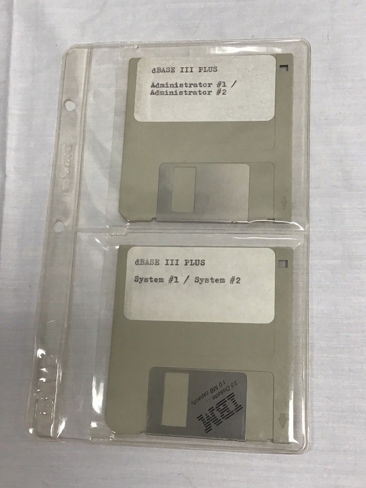 Ashton-Tate dBASE III Plus Data Management Software Ver 1.1