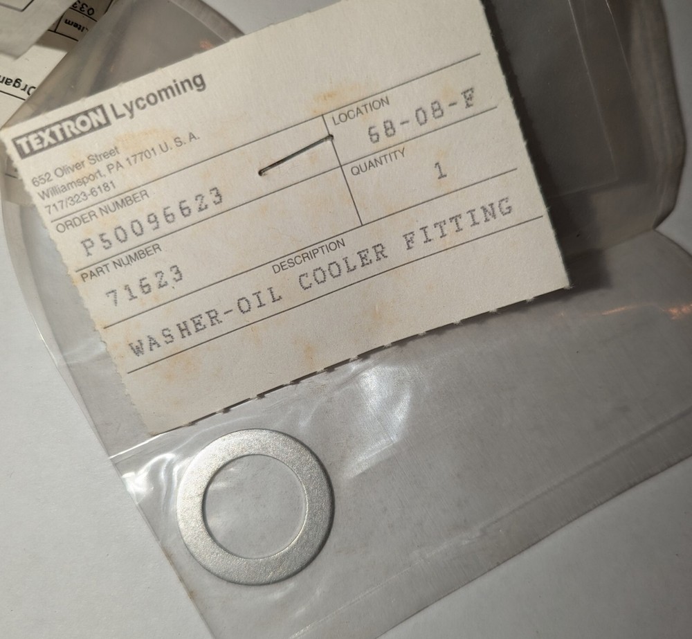 Lycoming Washer 71623