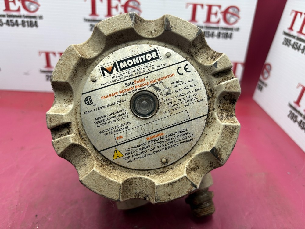 Monitor 1-8511-1 Self-Validating Rotary Bin Level Indicator