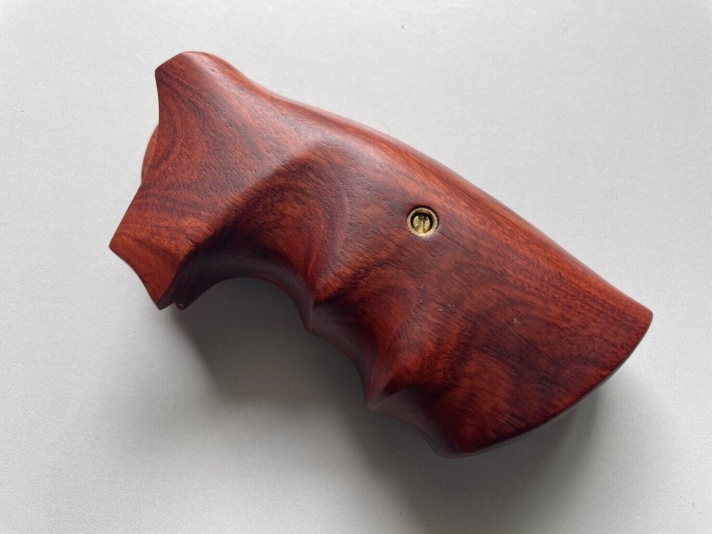 Handle grip for COLT PYTHON grips (I, E FRAME) Smooth hard wood and opened back