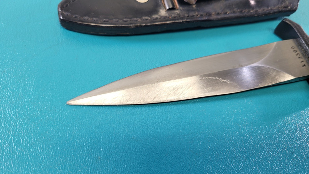 Early Vintage Gerber Command Mark 1 Boot Knife + Sheath TR1032