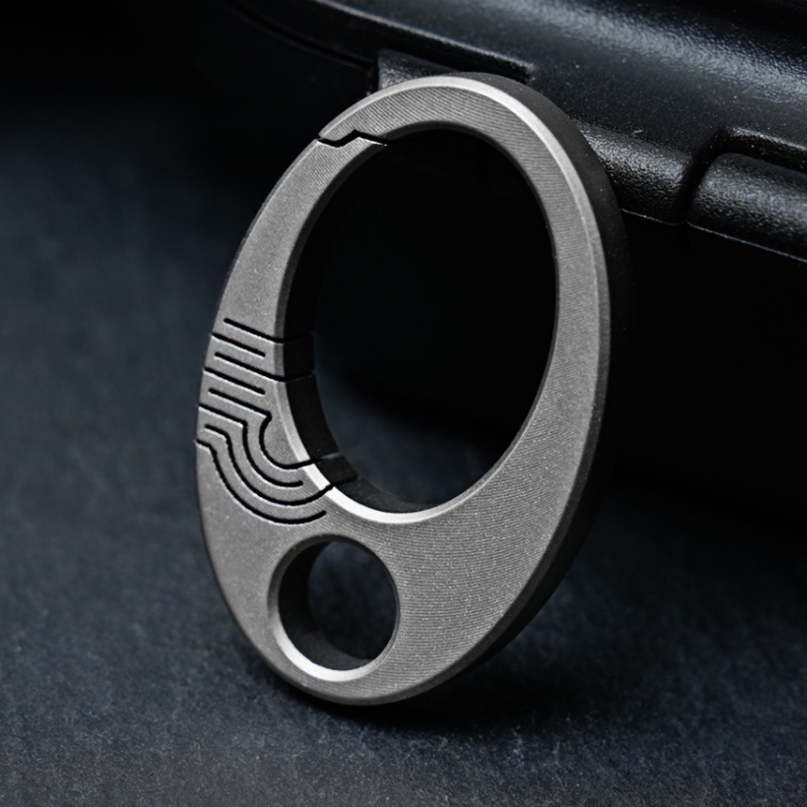 Titanium Alloy Mini Keychain Clip EDC Car Key Holder Bag Hook Durable