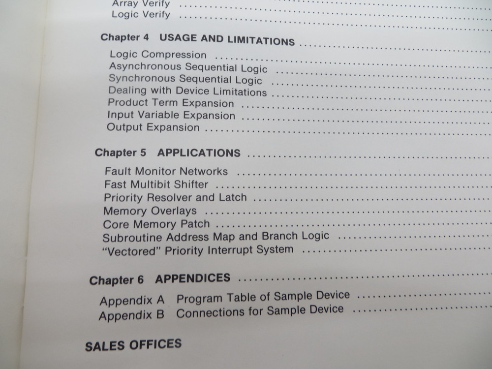 Signetics Field Programmable Logic Arrays 1977 vtg tech data manual reference