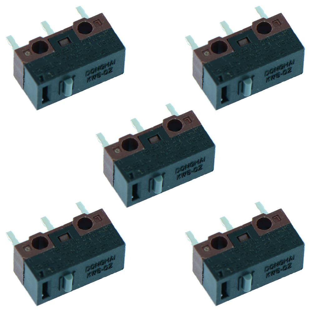 5 x Push Button Subminiature PCB Microswitch SPDT 3A Micro Switch