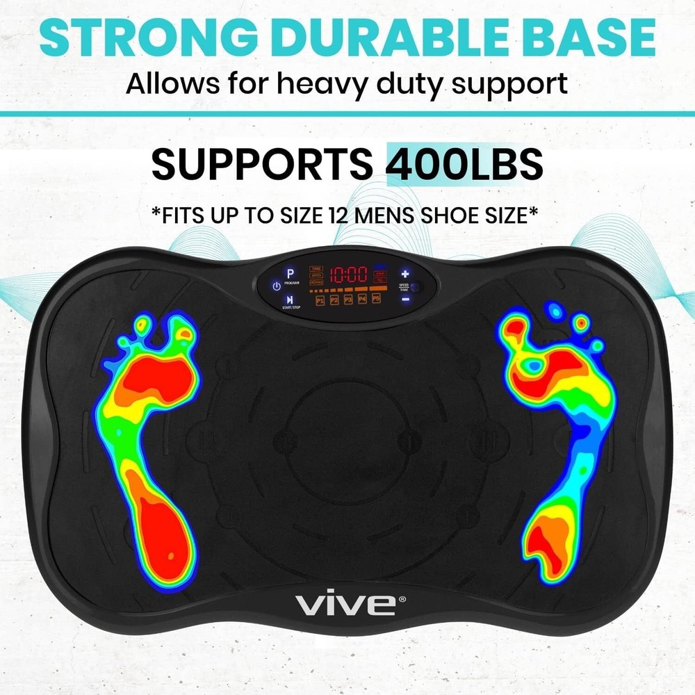 Vive Vibration Plate Exercise Machine - Shake Plate Vibration Platform