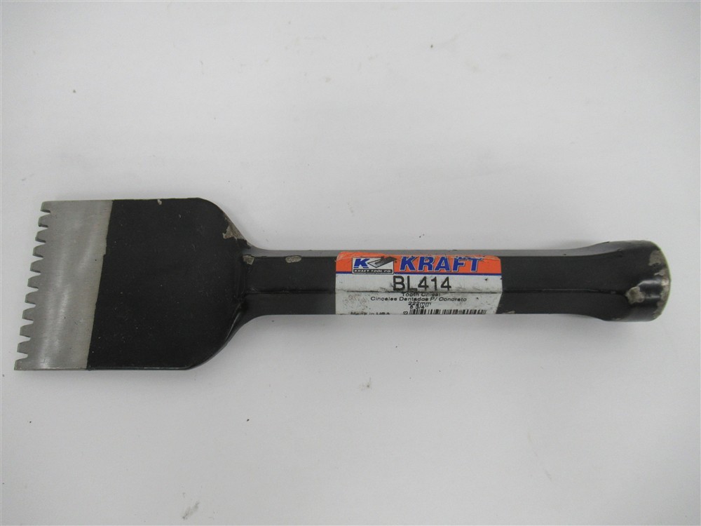 Kraft BL414, 2-1/4" Tooth Chisel, 8" Long