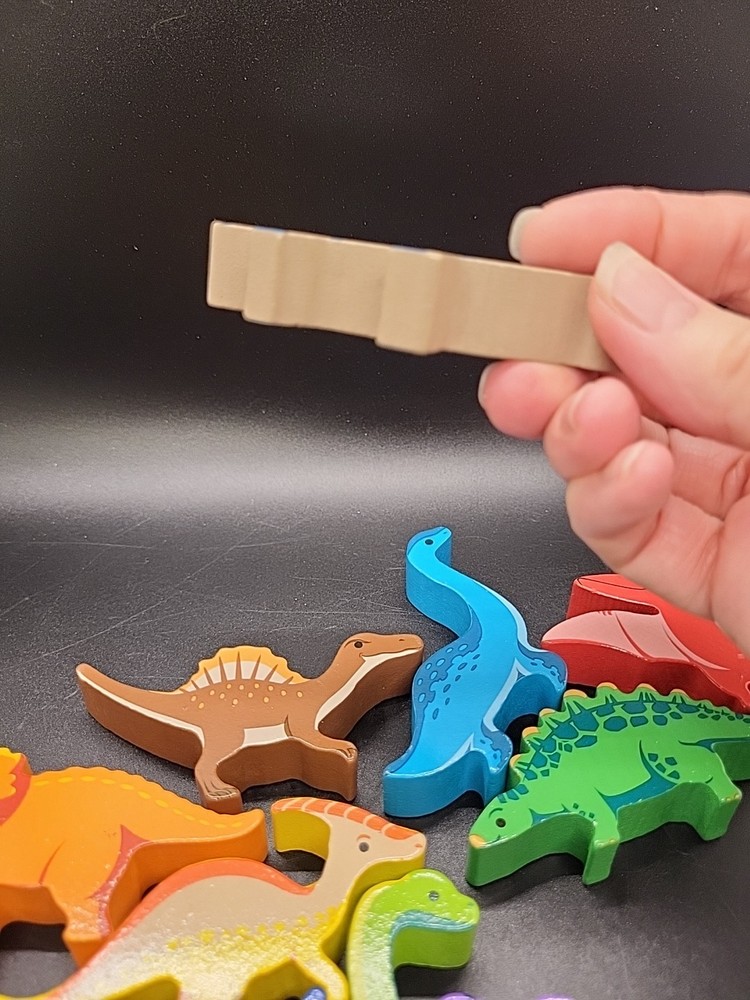 Wooden Dinosaur Play Set