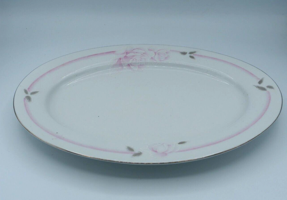 Silverie Argent Rose Serving Tray 14"