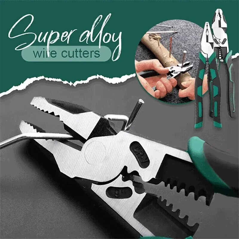 Universal Multifunctional Diagonal Pliers Needle Nose Hardware Tools Wire Cutter