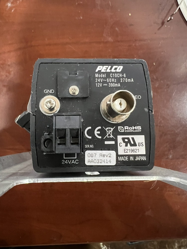 Pelco C10CH-6 High Resolution Color Surveillance / Network Camera