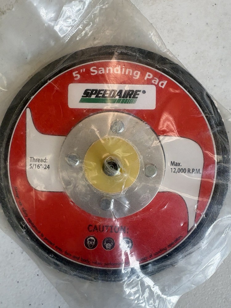 Speedaire Disc Backup Pad 5" Hook-and-Loop 31XG39