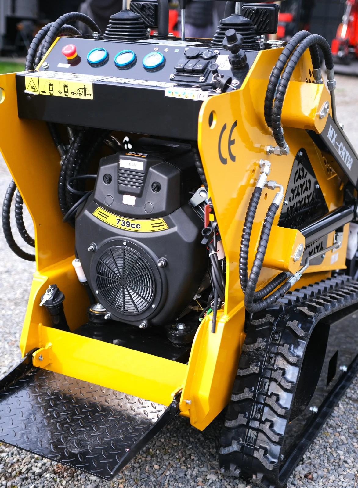 AGT Mini Skid Steer Loader Crawler Track with 24HP RATO Engine