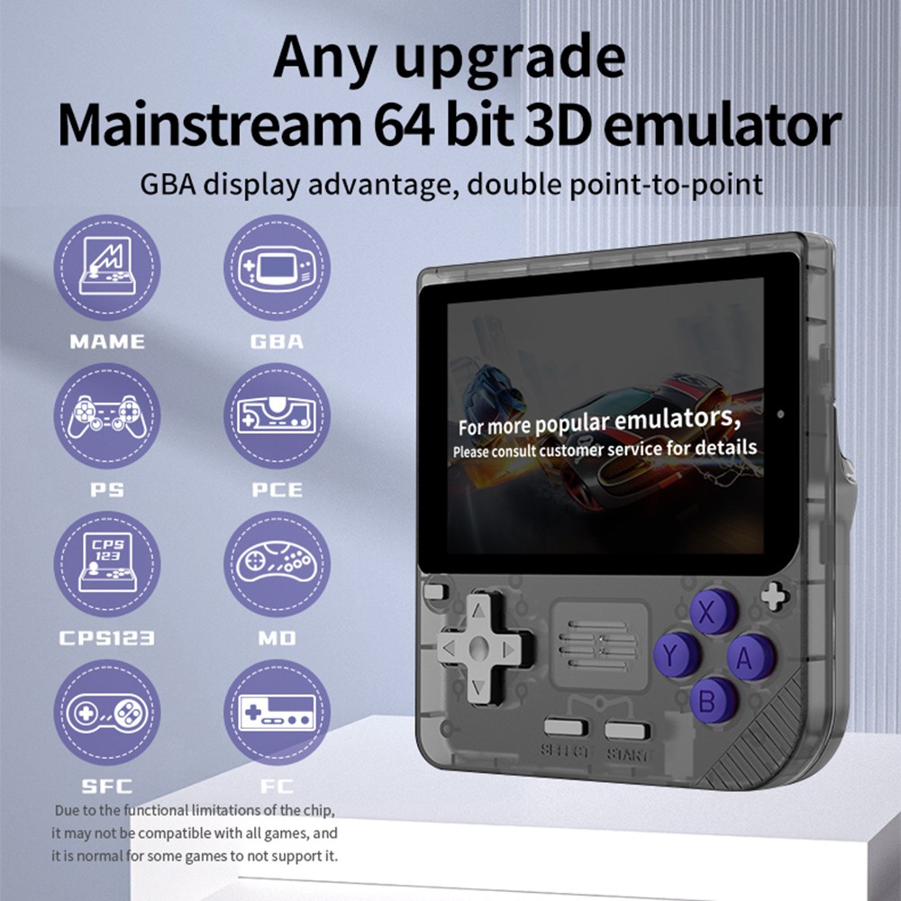 Handheld Game Console 3.5'' IPS Screen Portable Video Gaming OJEE
