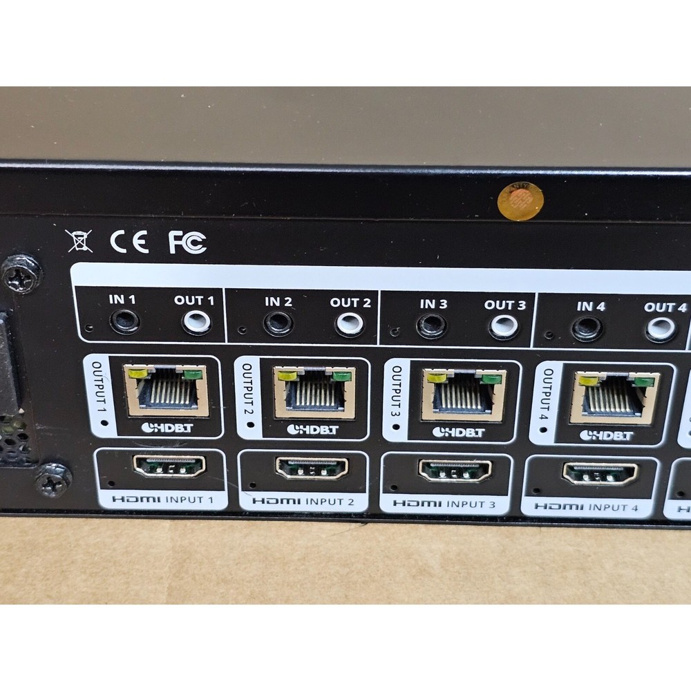 Zektor Z88 P8-HDBT-L-FFMB810 Fixed Format 8x10 HDBaseT Video Matrix EUC