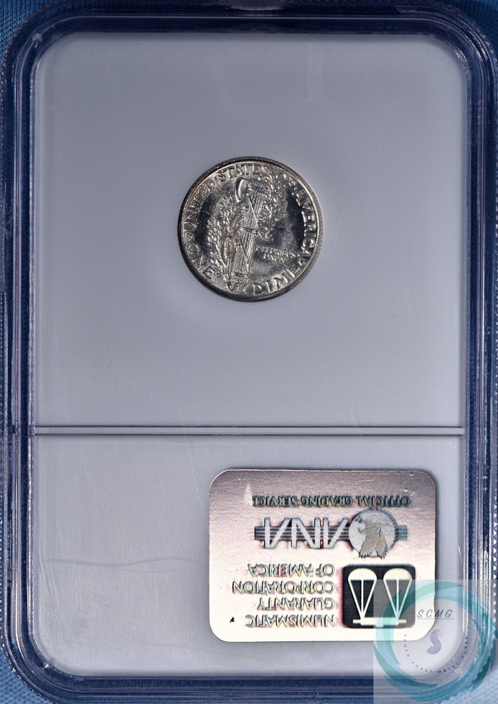 1916 "Mercury" Dime NGC MS 65 FB w/CAC - First Year / First Issue!!!