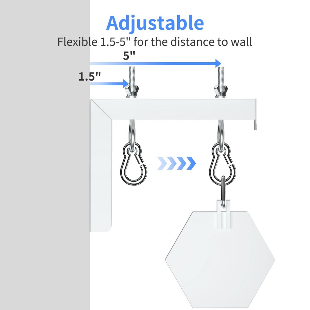 XINLEI Universal Projector Screen Wall Mount L-Brackets Hanging Ceiling Mount...