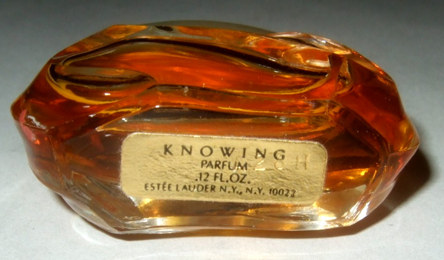 Miniature Estee Lauder Knowing Perfume Bottle .12 Oz