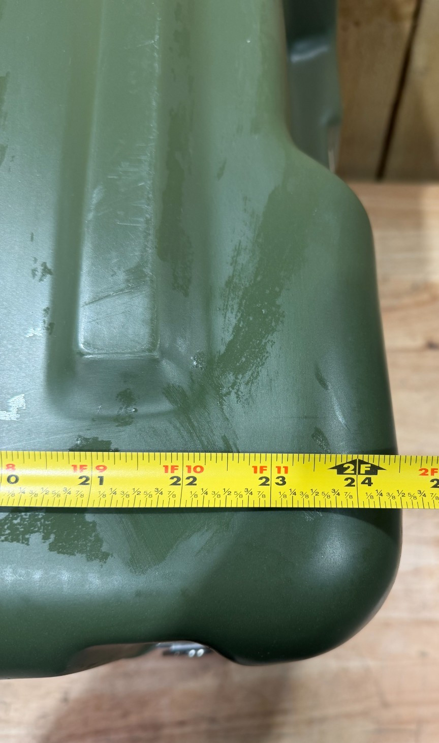 Pelican Hardigg Footlocker Green Case 24.5x18.5x15" Military Waterproof