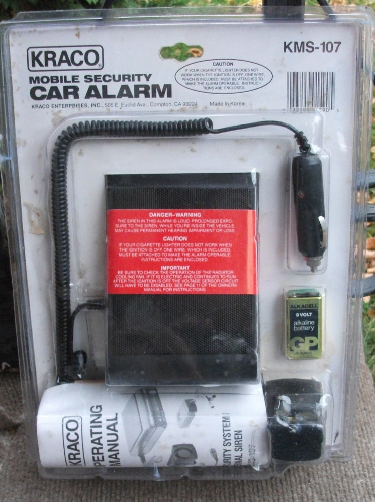 Kraco KMS-10 Mobile Security Car Alarm System NEW & Sealed