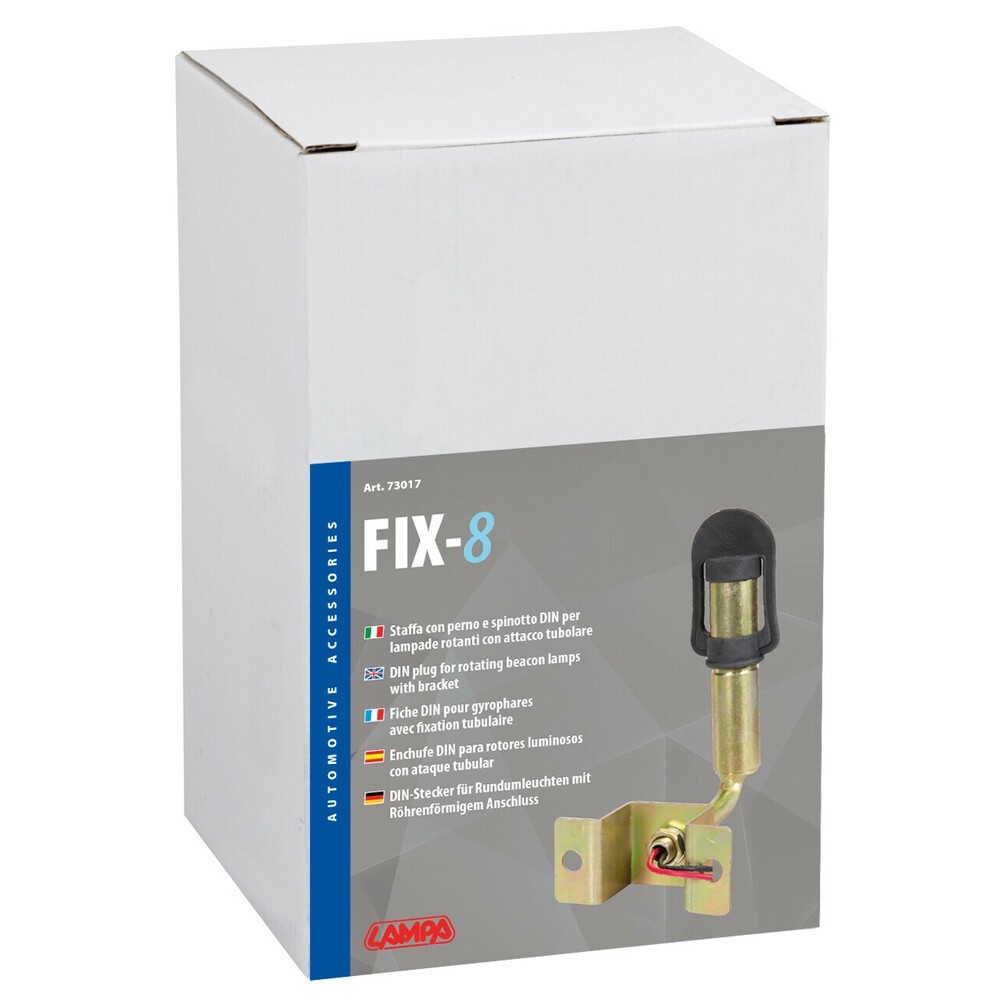 Fix-8, Bolt with DIN Connector for Signal Light, Pipe Connection