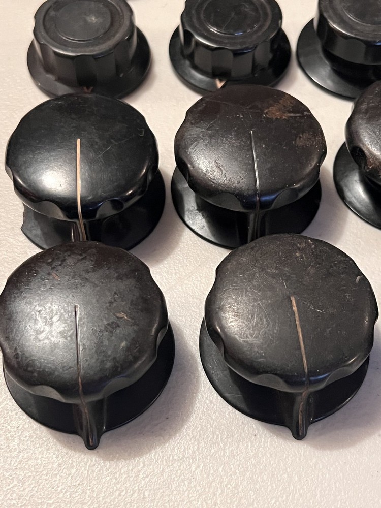 17 BAKELITE KNOBS RCA WESTERN ELECTRIC BOARDS AMPLIFIERS VARIOUS USES