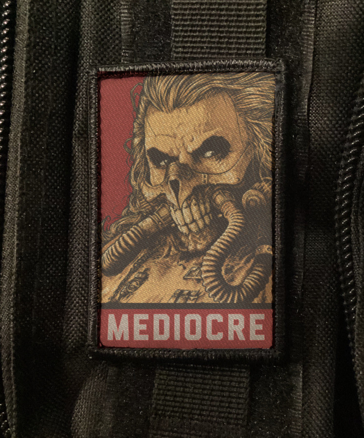 Mediocre Poster Patch Immortan Joe War Boys Tactical Hook [sub]