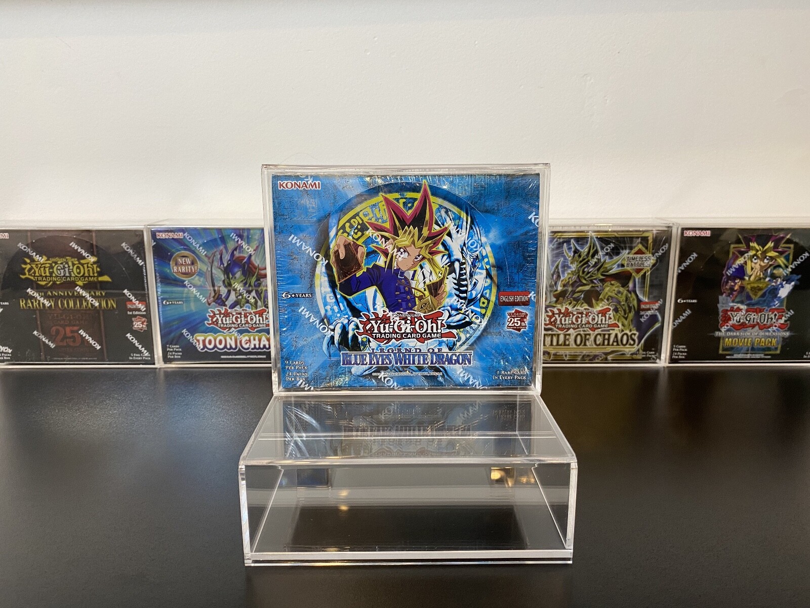 Yu-Gi-Oh! Acrylic Booster Box Case Universal Fit 100% UV Protection 3M AAA Grade
