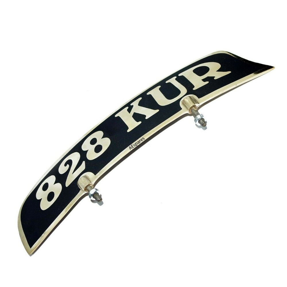 Customized Front Mudguard License Number Plate Motorcycle Universal Fit ECs