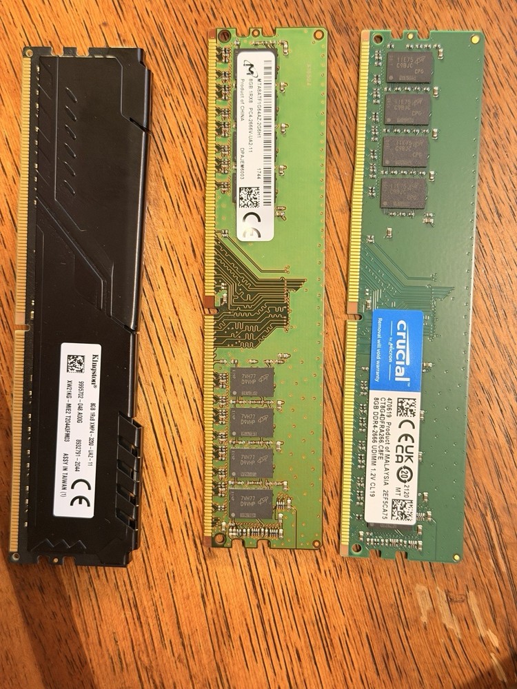 24 Gb Desktop DDR 4 Memory (3x8GB)