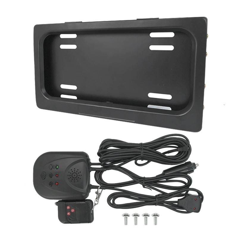 2PCS for Universal License Plate Frames License Plate Tag Holder Front & Back