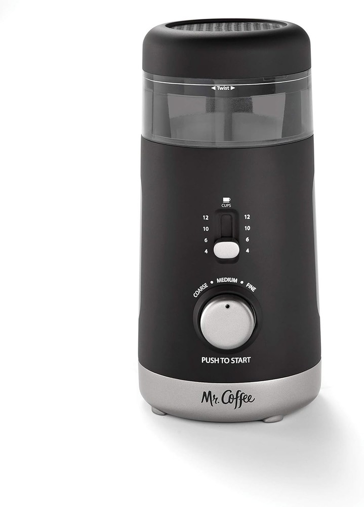 Stainless Steel Automatic Coffee Grinder - 5 Grind Settings=