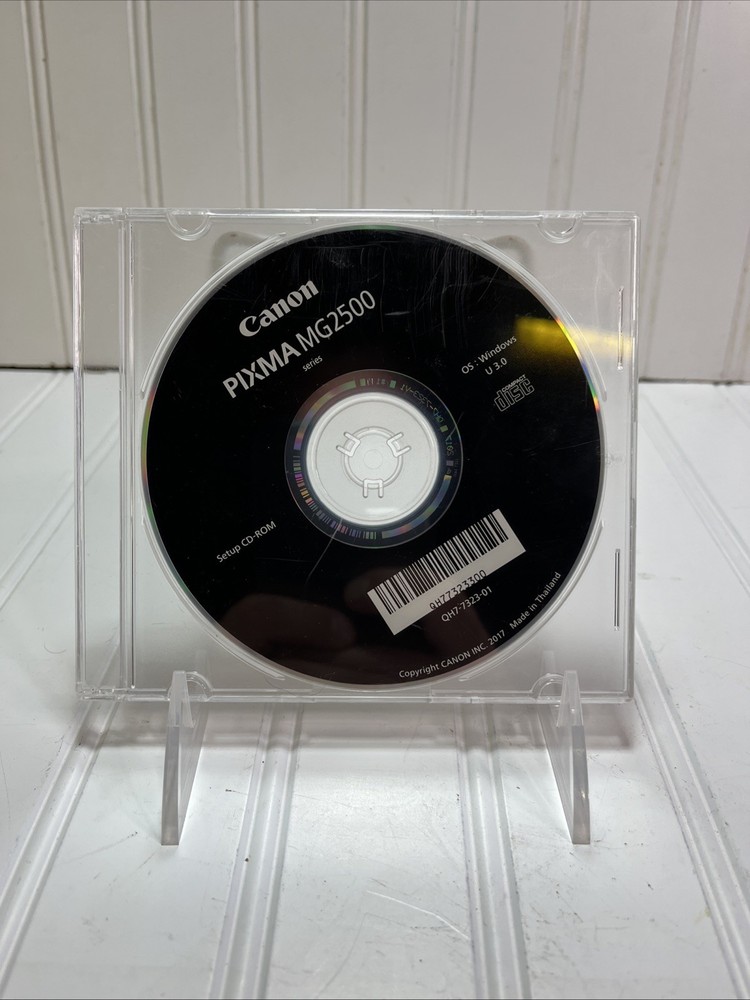 2021 CANON Pixma MG2500 Printer Setup CD-ROM Disc