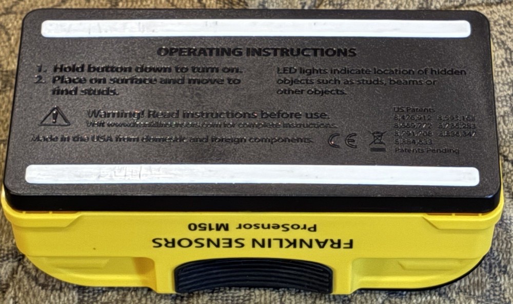 Franklin Sensors Pro Sensor M150 Stud Finder (Pre owned)