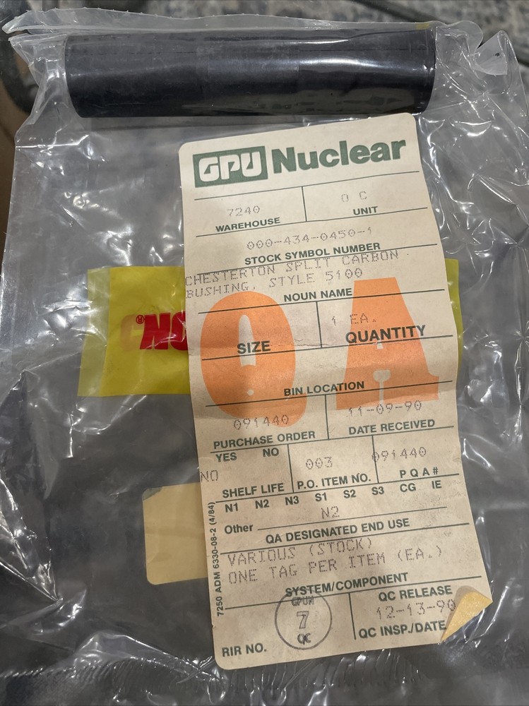 Chesterton Split Carbon Bushing, Style 5100