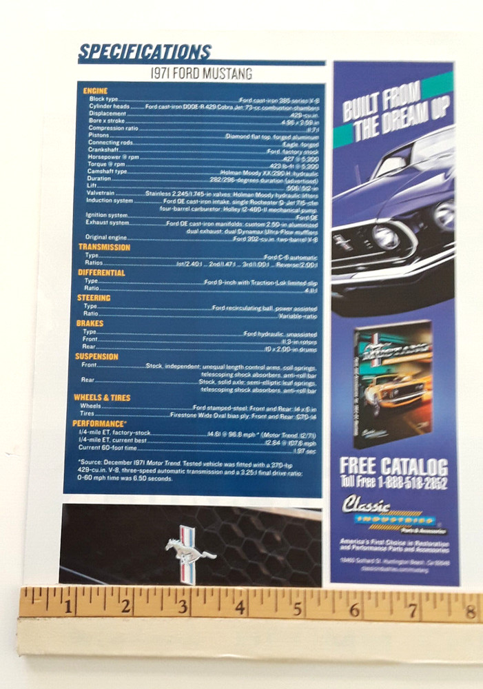 1971 FORD MUSTANG ORIGINAL 2022 ARTICLE