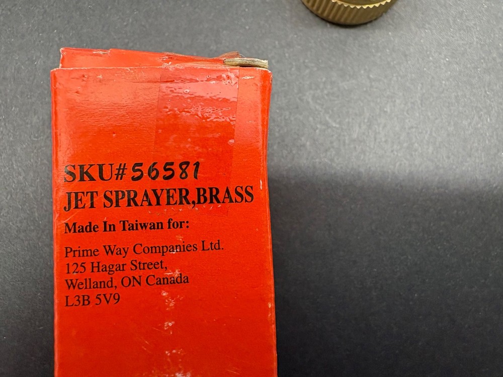 JET SPRAYER Heavy Duty BRASS Threaded Hose Attachment