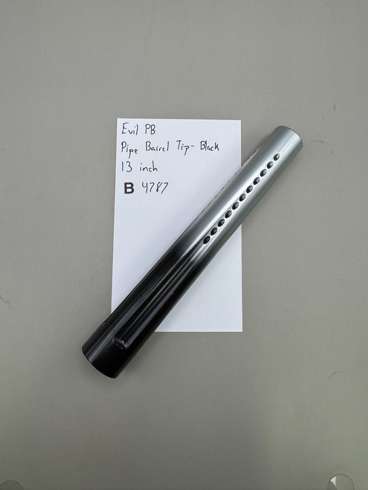 Evil PB Pipe Paintball Barrel Tip-Black 13 inch