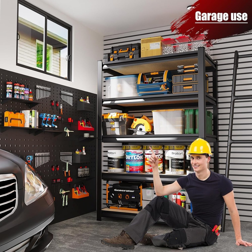 Storage Shelving Rack 5-Tier Adjustable 2000 lbs Load