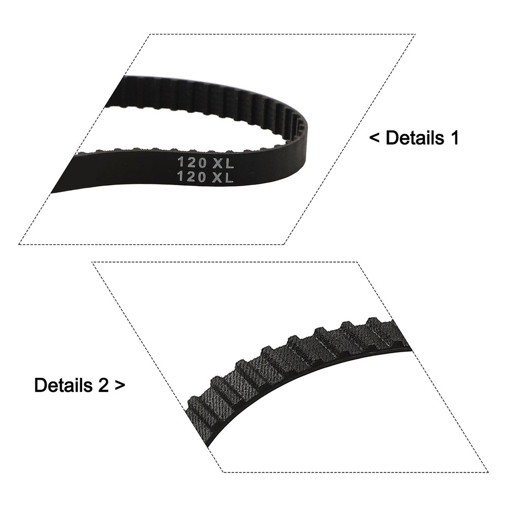 Compatible Replacement Drive Belt for Porter Cable Sanders Type 1 to Type 7