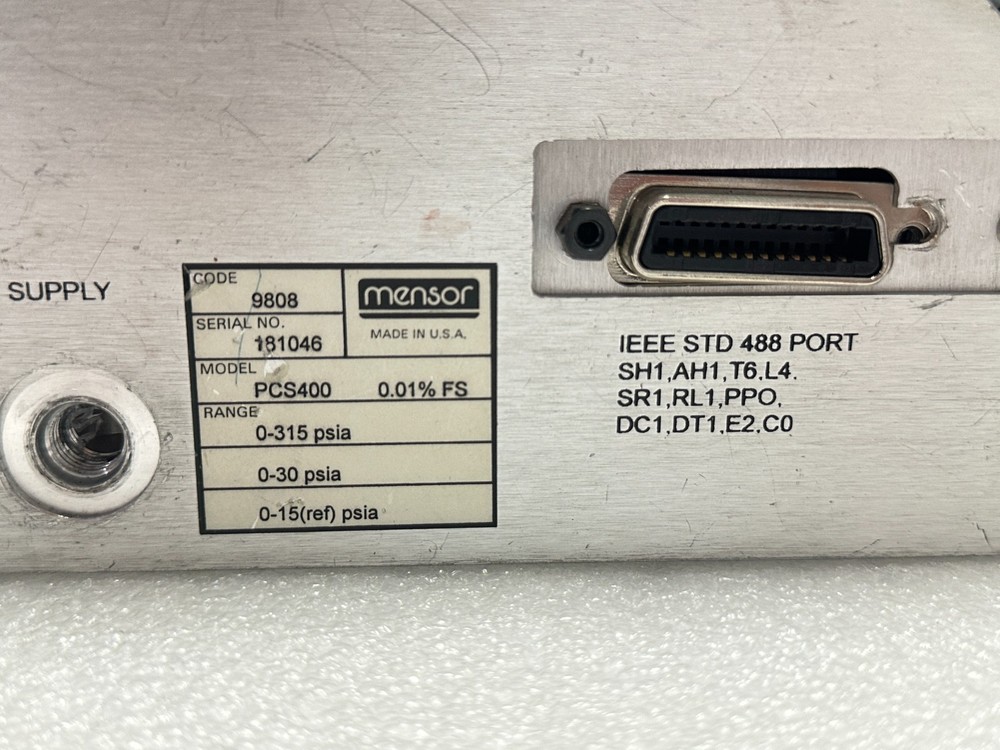 MENSOR PCS 400 PRESSURE BALIBRATION SYSTEM HIGH ACCURACY SYSTEM FREE SHIPPING 🚚