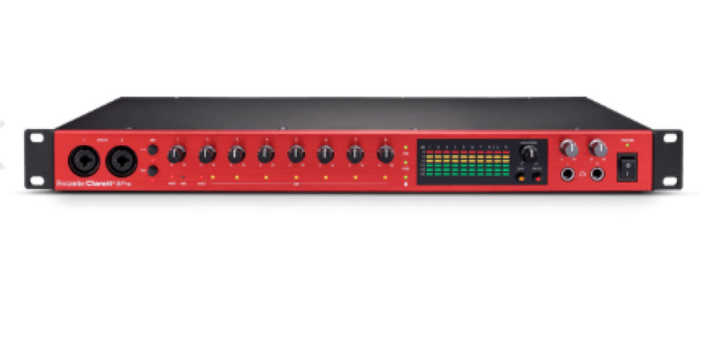 Focusrite Clarett+ 8Pre Rack Mountable USB-C Audio Interface