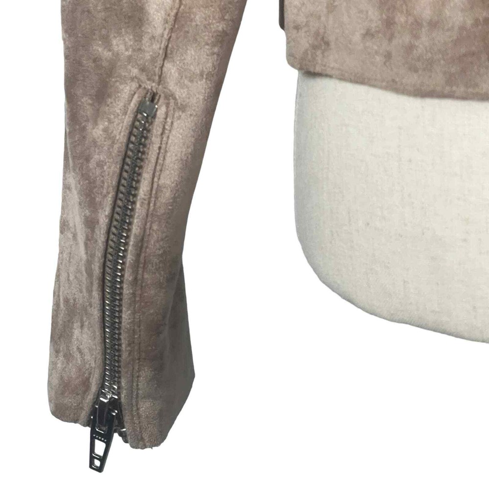 BLANKNYC MOTORCYCLE SUEDE STYLE JACKET Sz-M