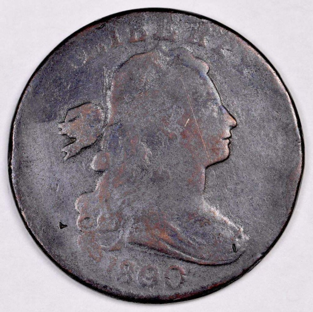 1800 Draped Bust Large Cent -- 80/79 Over date Variety --