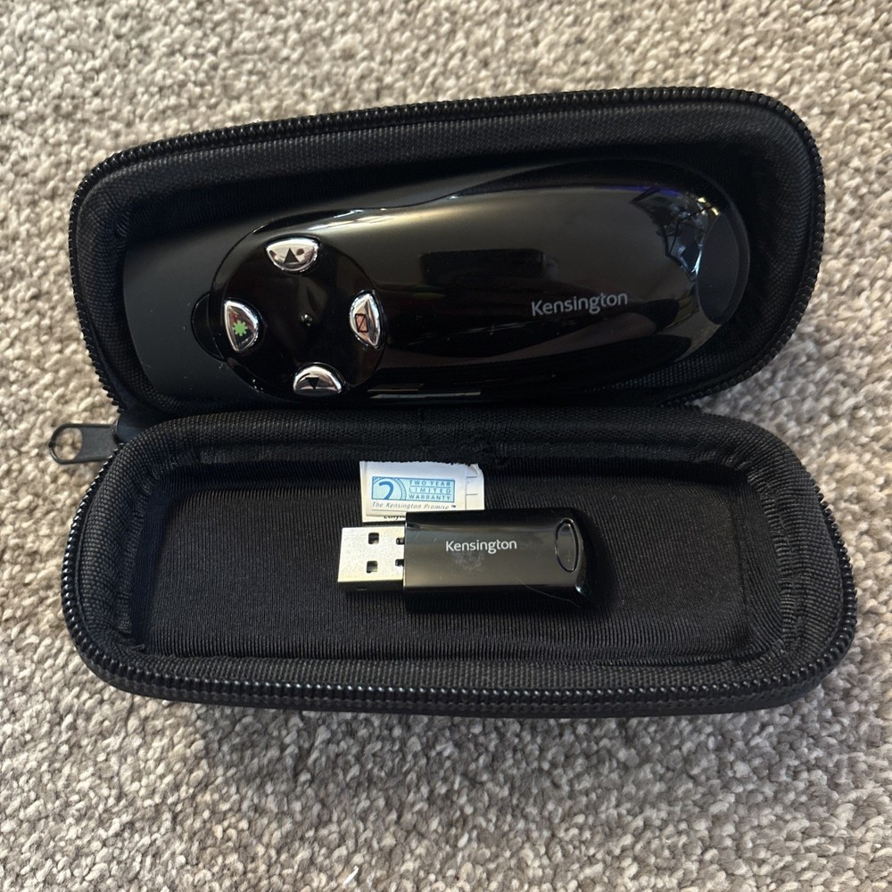 Kensington Wireless Presenter Expert with Cursor Control, Backlit Joystick