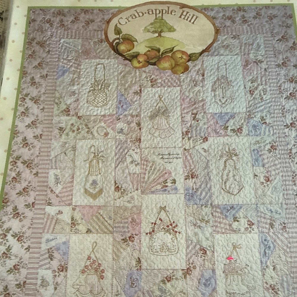 Crabapple Hill Heirloom Romance #237 Embroidery Quilt Pattern